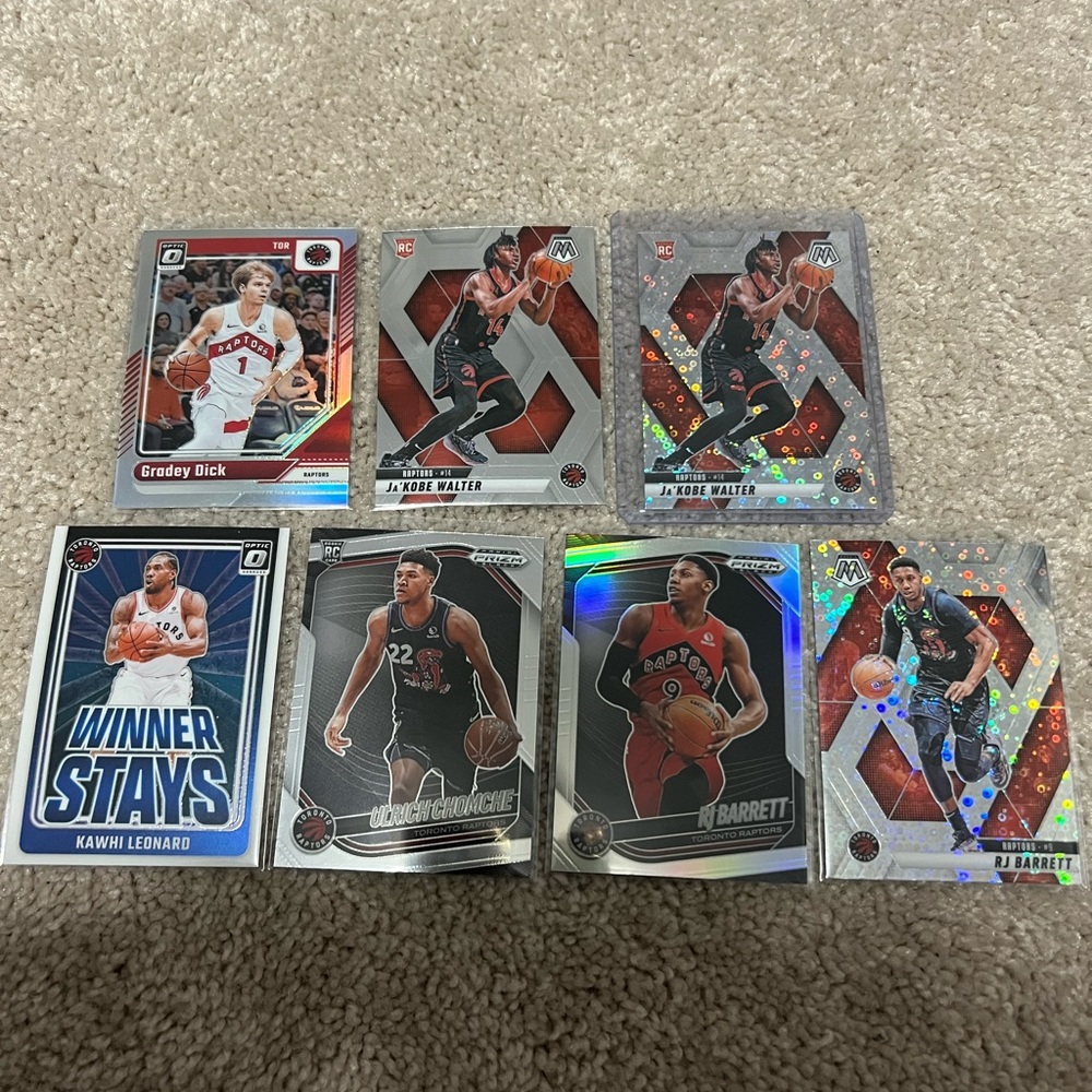 Toronto Raptors Basketball Ball Cards